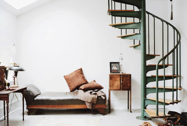 L’escalier en colimaçon : idéal pour les petits espaces !