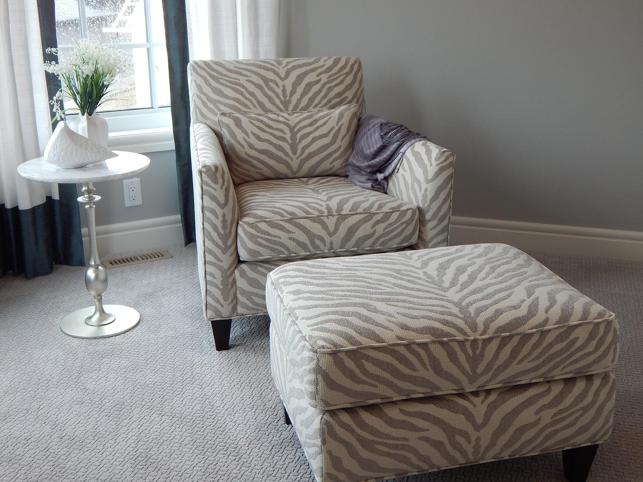 Fauteuil + pouf Arcade Anthracite